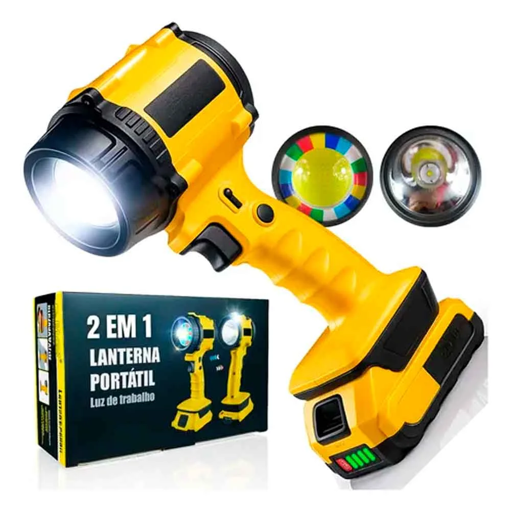 Lanterna Portatil Led18v Carreg.C/Bateria BM-8551